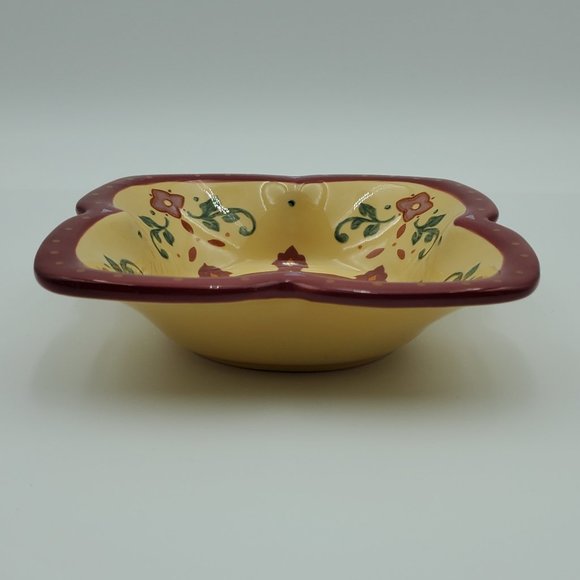 PartyLite Bohemian Spice Candle Plate Small Bowl Trinket Dish - Picture 3 of 6